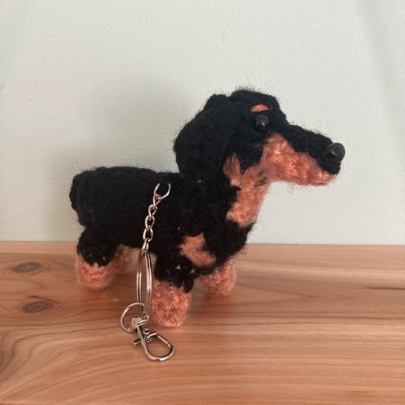 PURCHASE 2 Custom Crochet Dog Keychains for a Discount - Picture 8 of 11
